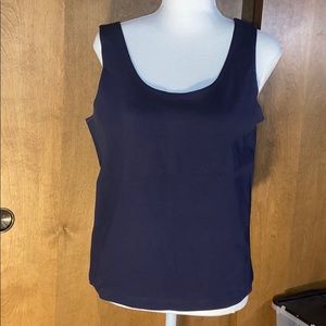 Fiorlini Navy Blue Tank Top